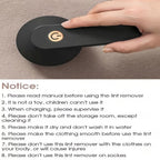 Fabric Shaver USB Rechargeable Portable 2 Replacement Heads