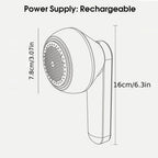 Fabric Shaver USB Rechargeable Portable 2 Replacement Heads
