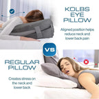 Face-Down Pillow Face Opening Shredded Memory Foam