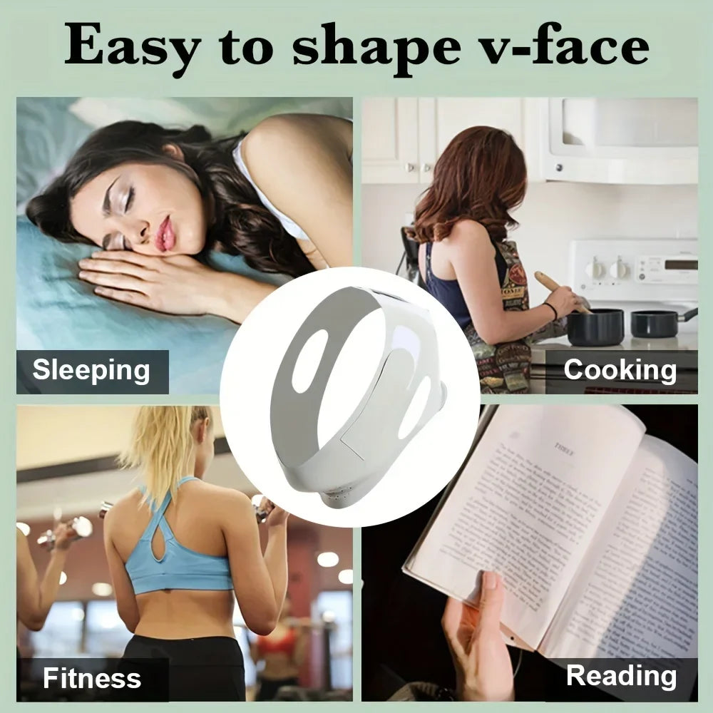 Face Lifting Band Jawline Contouring Breathable & Adjustable Fit