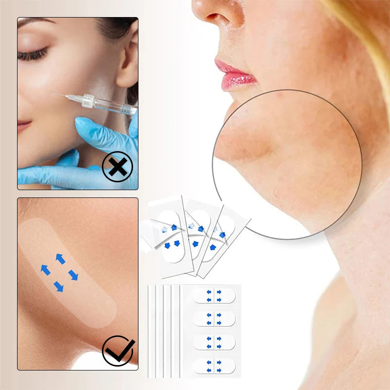 Face Lifting Strips Ultra-Thin Transparent Water-Resistant