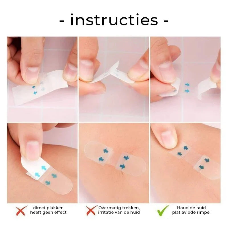 Face Lifting Strips Ultra-Thin Transparent Water-Resistant