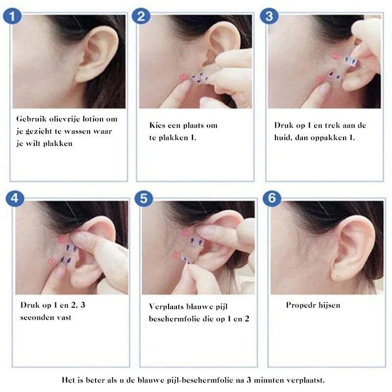 Face Lifting Strips Ultra-Thin Transparent Water-Resistant