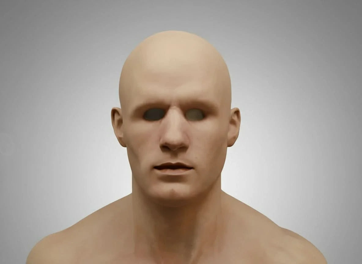 Face Mask Natural Latex Realistic Fit