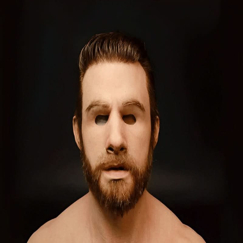 Face Mask Natural Latex Realistic Fit