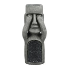 Face Planter Solar LED Weatherproof Resin Three Wise Monkeys