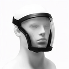 Face Shield Anti-Fog Polycarbonate Visor Silicone Frame