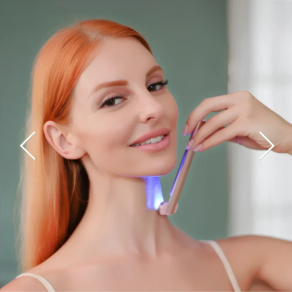 Face Wand Red Light Heat & Micro-Vibration Rechargeable