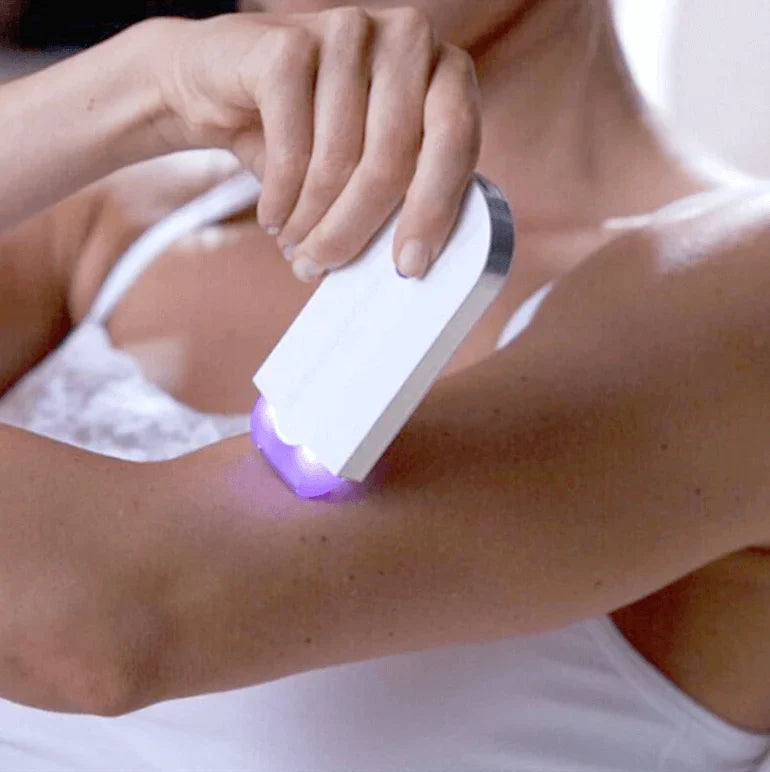 Facial & Body Epilator Painless Floating Mesh USB Rechargeable