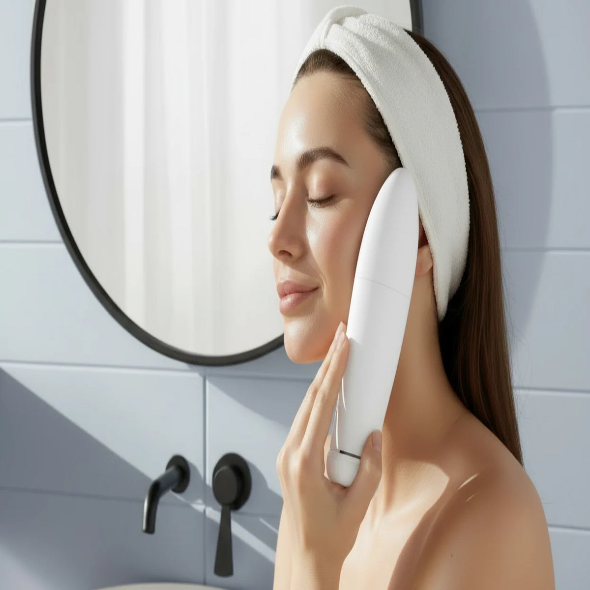 Facial Cleansing Brush 5-Mode Silicone Battery-Powered