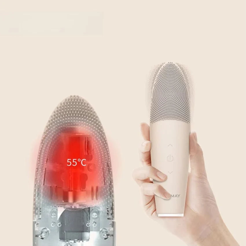 Facial Cleansing Brush 5-Mode Silicone Battery-Powered