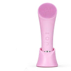 Facial Cleansing Brush Vibrating Warming Tip Food-Grade Silicone
