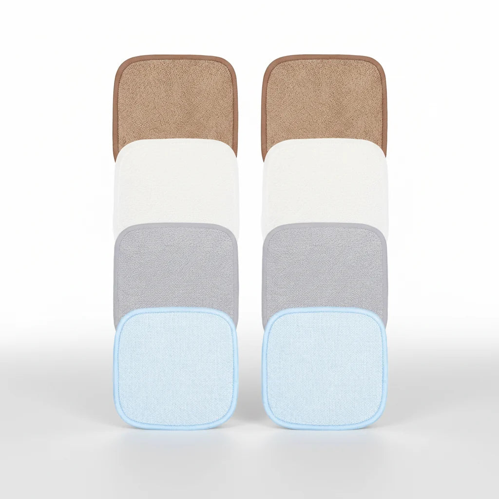 Facial Cleansing Pads Bamboo Fiber Set of 8