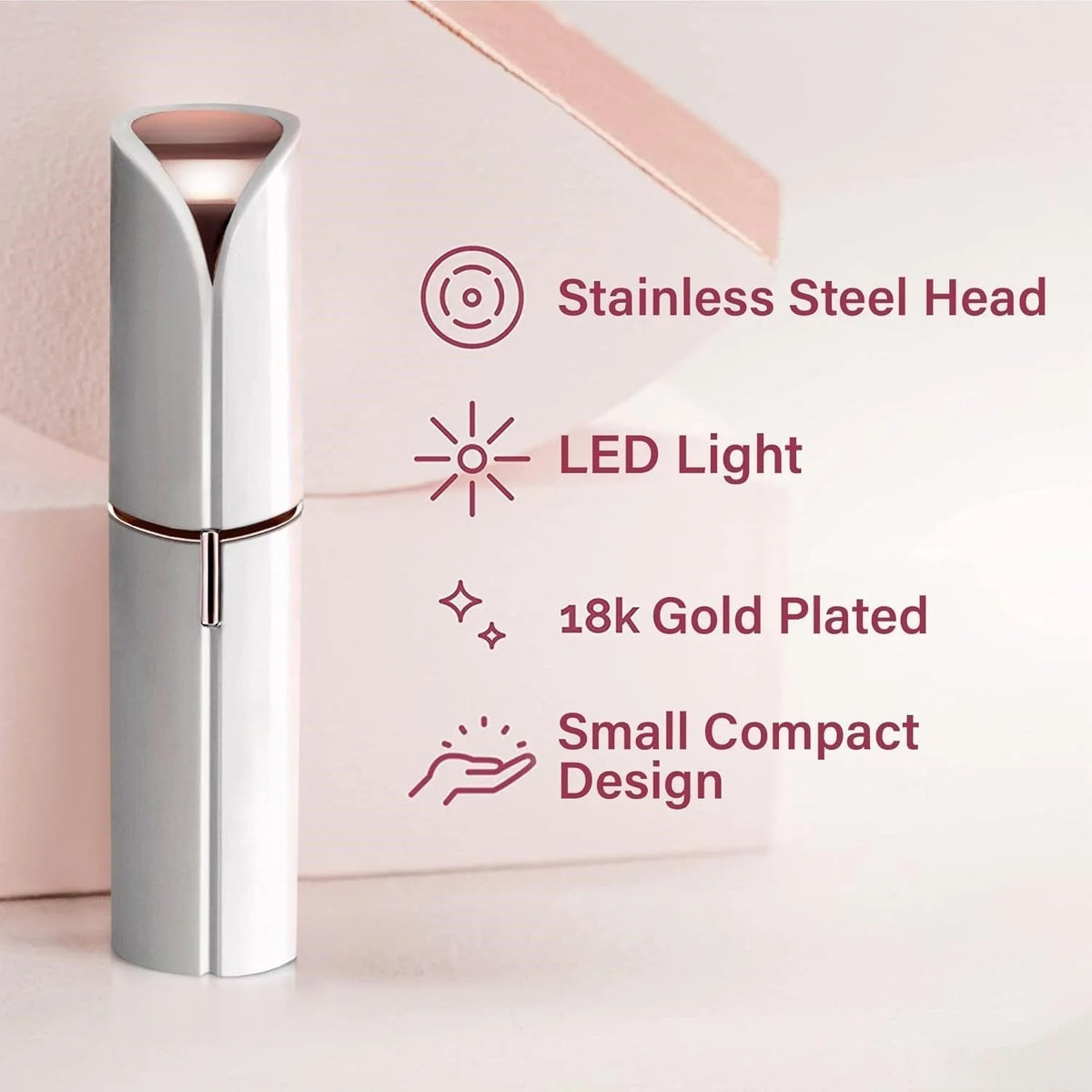 Facial & Eyebrow Trimmer Cordless Precision Travel Size