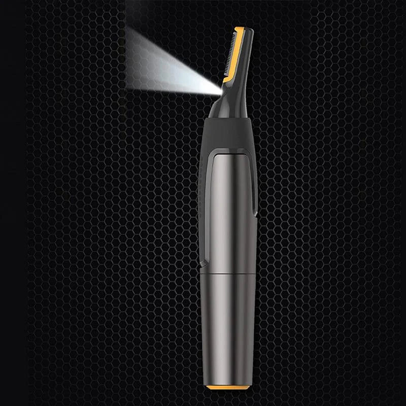 Facial & Eyebrow Trimmer Titanium-Coated Blade LED Light