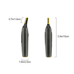 Facial & Eyebrow Trimmer Titanium-Coated Blade LED Light