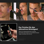 Facial & Eyebrow Trimmer Titanium-Coated Blade LED Light