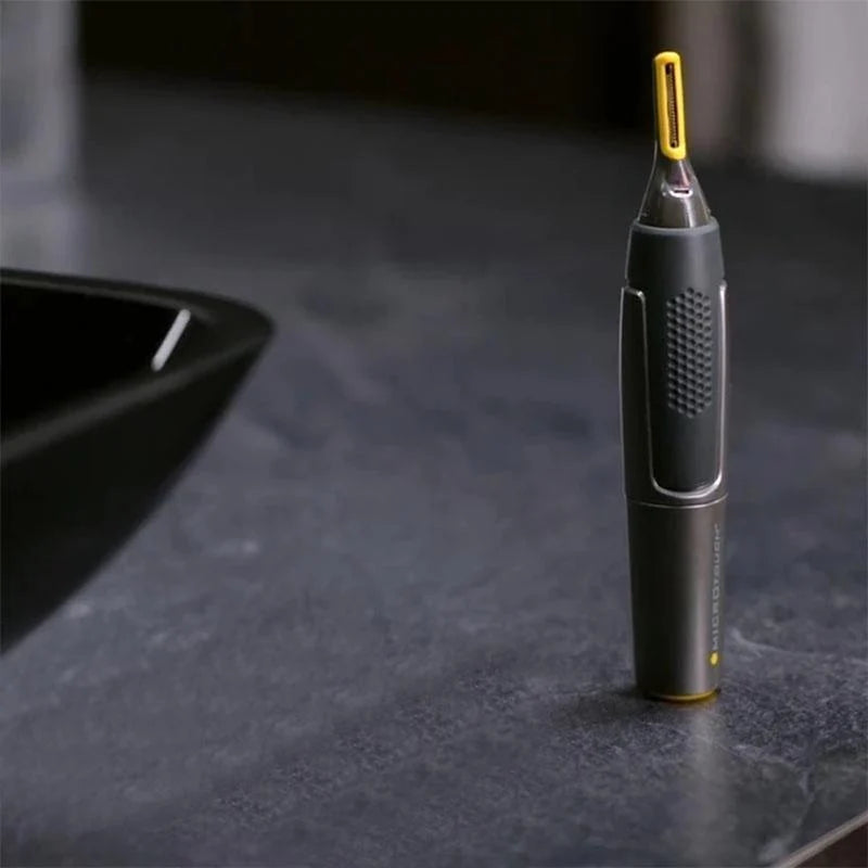 Facial & Eyebrow Trimmer Titanium-Coated Blade LED Light