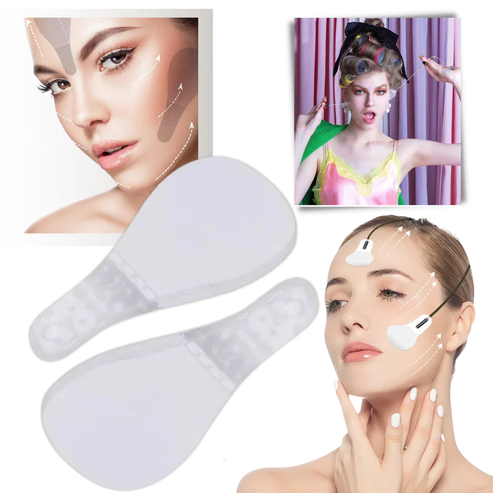 Facial Lift Tape Medical-Grade Adhesive Clear & Reusable