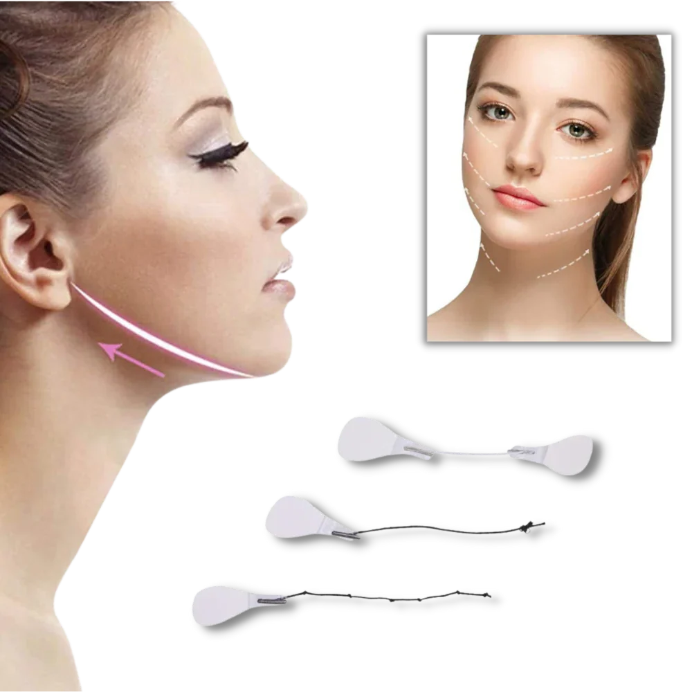 Facial Lift Tape Medical-Grade Adhesive Clear & Reusable
