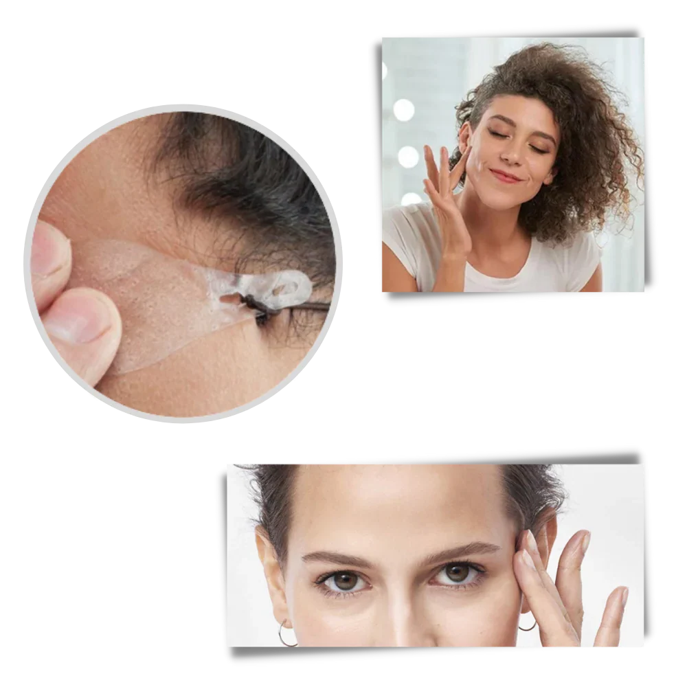 Facial Lift Tape Medical-Grade Adhesive Clear & Reusable