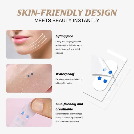 Facial Lift Tape Ultra-Thin Transparent Breathable