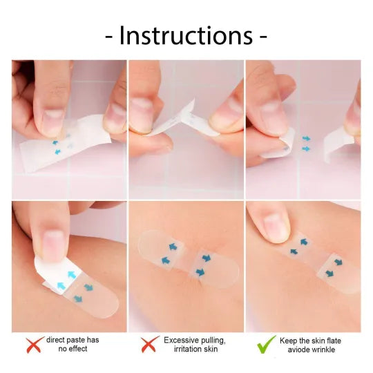 Facial Lift Tape Ultra-Thin Transparent Breathable