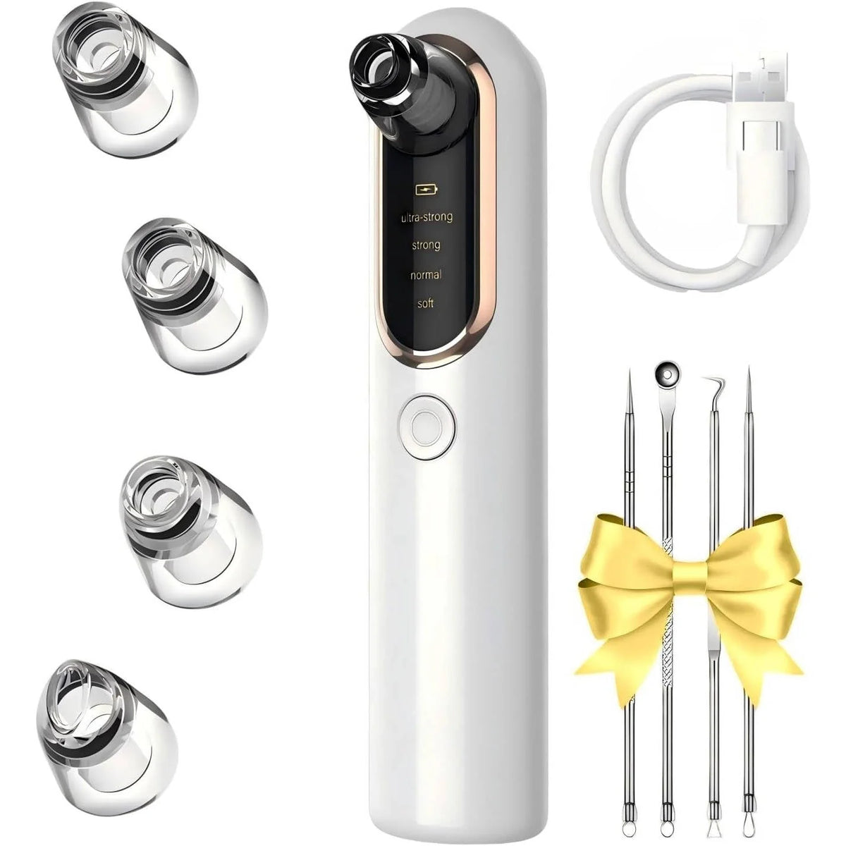 Facial Pore Vacuum Adjustable Suction & USB-C Rechargeable
