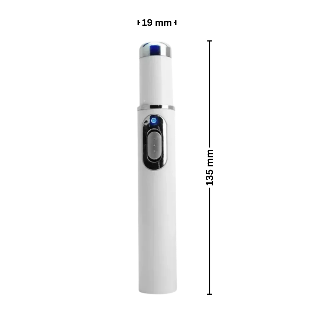 Facial Skincare Pen Blue Light Therapy Precision Applicator