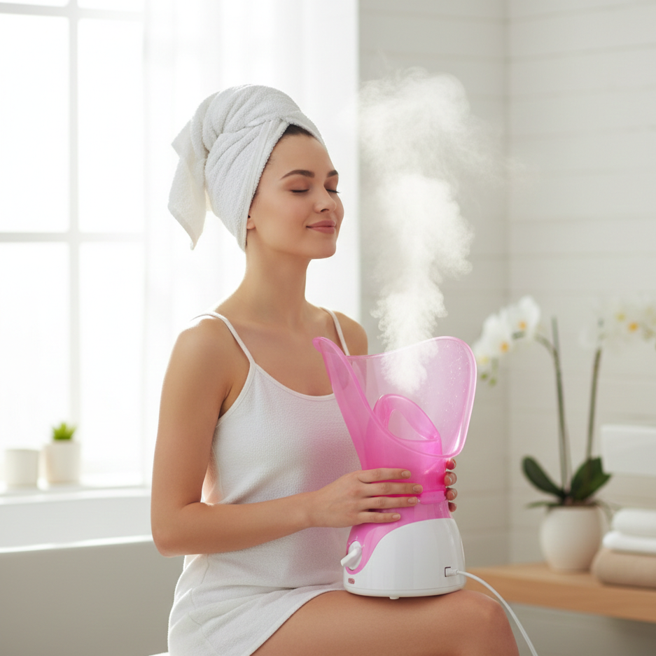 Facial Steamer Nano-Ionic Quick Heat 200ml Tank