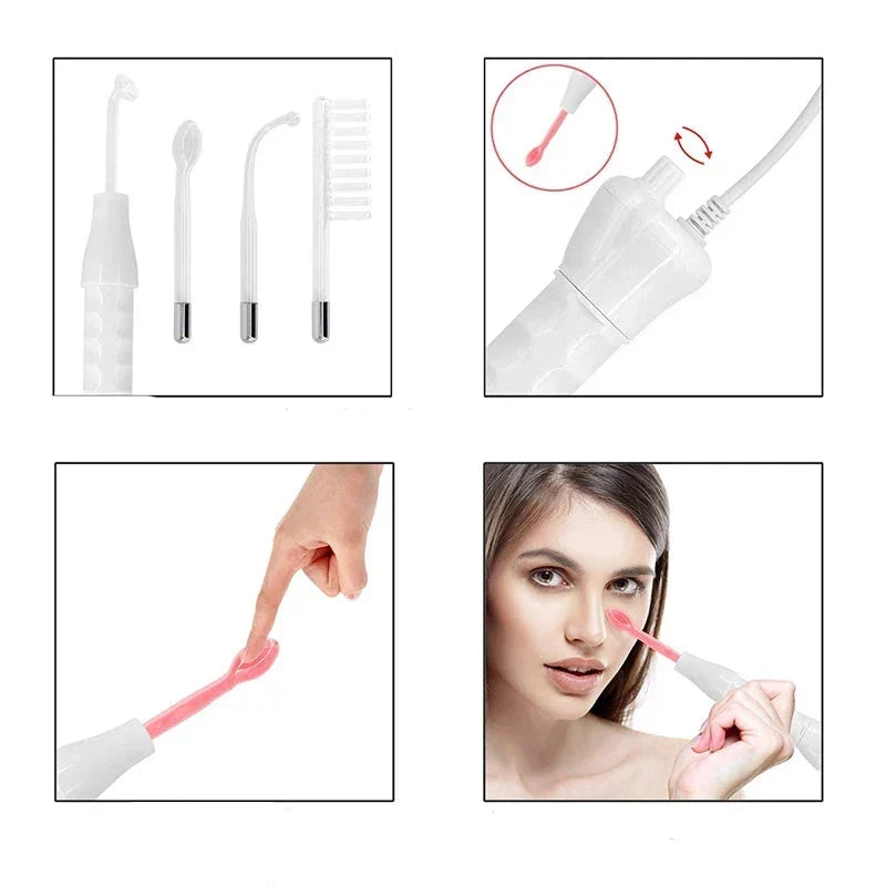 Facial Wand High Frequency Glass Electrode Face & Scalp Care