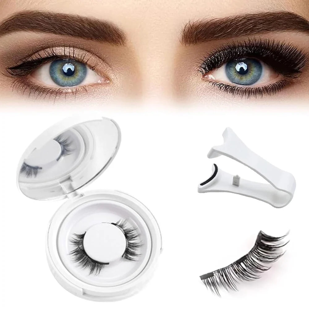 False Eyelash Set Magnetic Adhesive-Free Precision Applicator