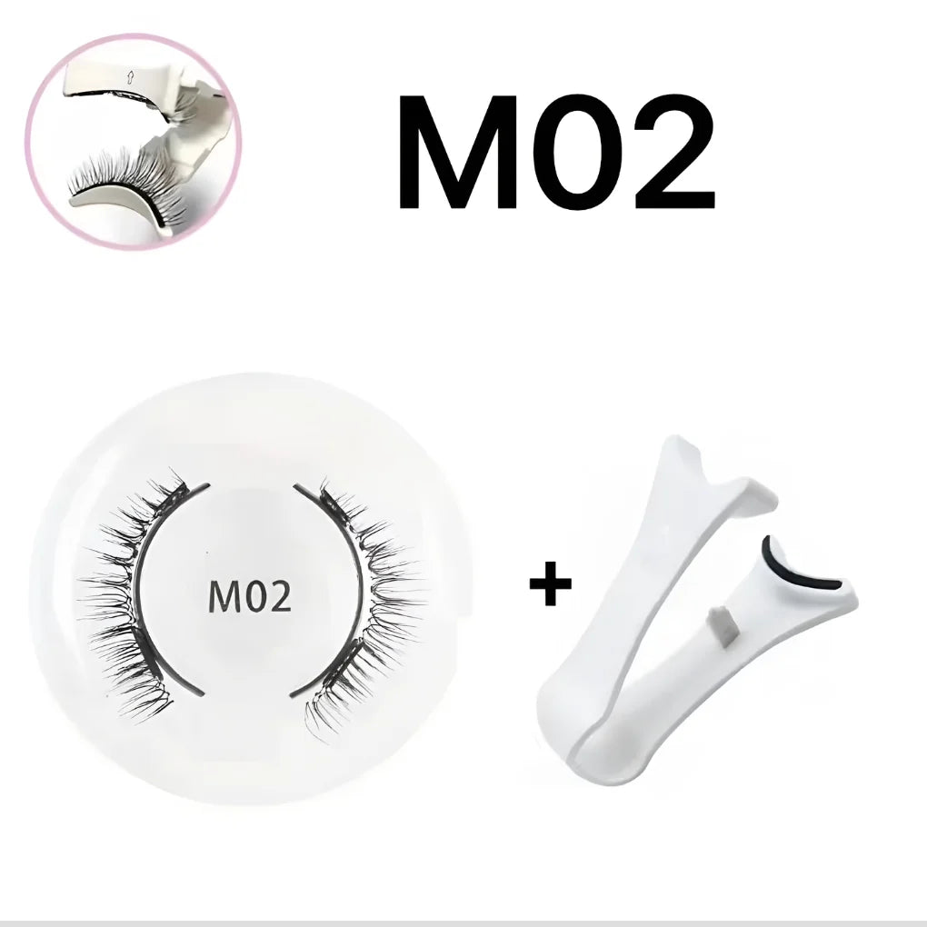 False Eyelashes Set Magnetic Glue-Free & Reusable