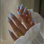 False Nail Tips Gel Almond Glossy Set of 24