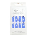 False Nail Tips Gel Almond Glossy Set of 24