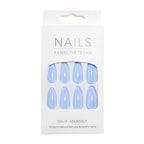 False Nail Tips Gel Almond Glossy Set of 24