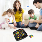 Family Board Game Screen-Free 80 Colorful Marbles