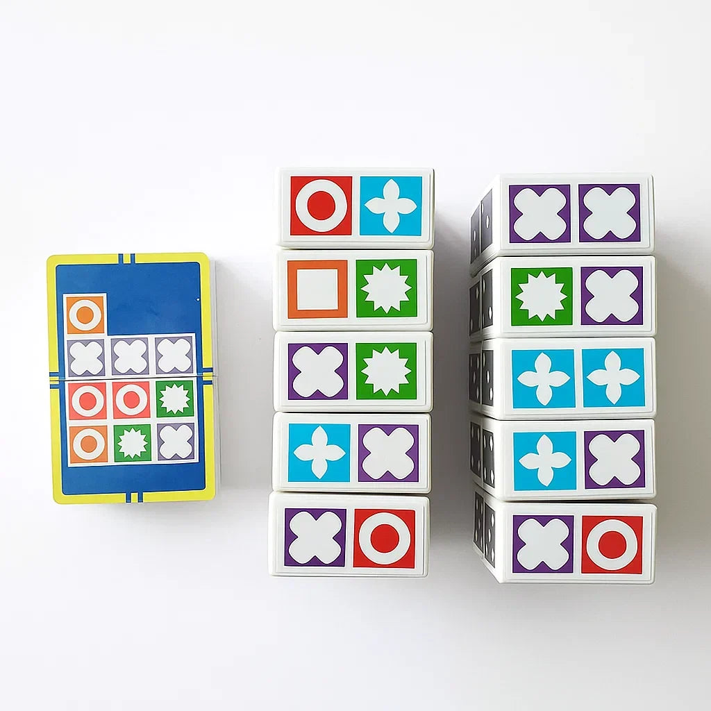 Family Logic Game Quick Play Blocks & Cards