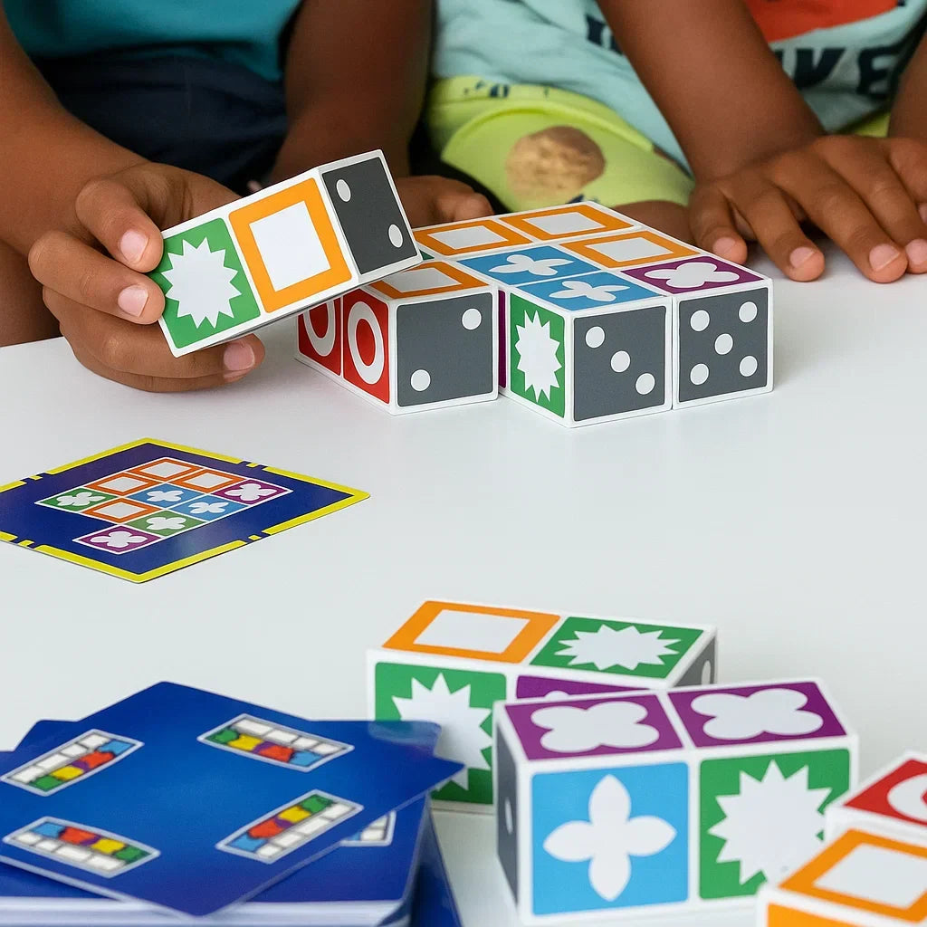 Family Logic Game Quick Play Blocks & Cards