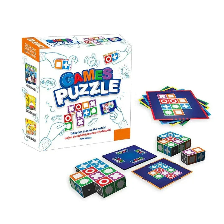 Family Logic Game Quick Play Blocks & Cards
