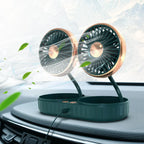 Fan Dual-Head Flexible Silicone USB-Powered 3-Speed Quiet