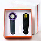 Fan & Umbrella Set Compact Multiple Speeds UV Protection Windproof