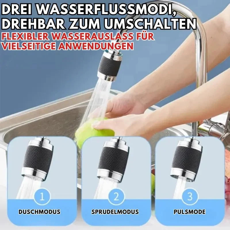 Faucet Aerator 360° Swivel Three Spray Modes Water-Saving