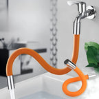 Faucet Extender 360° Bendable Silicone Stainless Steel Connector