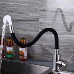 Faucet Extender 360° Bendable Silicone Stainless Steel Connector