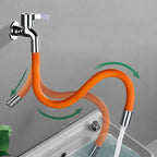 Faucet Extender 360° Bendable Silicone Stainless Steel Connector