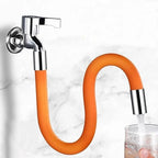 Faucet Extender 360° Bendable Silicone Stainless Steel Connector