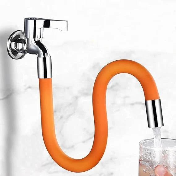 Faucet Extender 360° Bendable Silicone Stainless Steel Connector