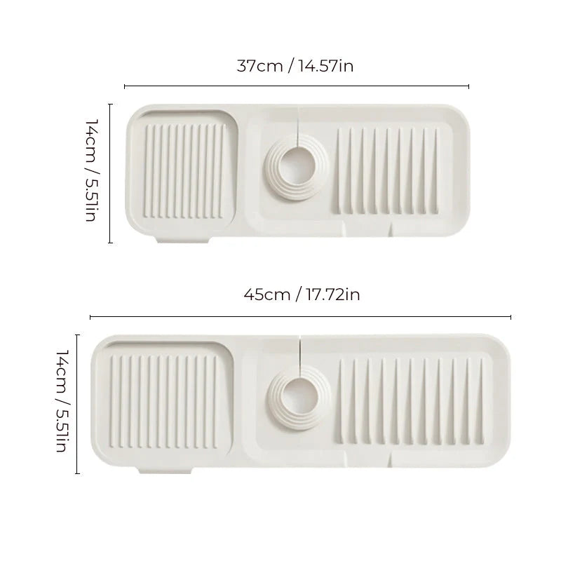 Faucet Mat Silicone Self-Draining & Anti-Slip