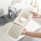 Faucet Mat Silicone Self-Draining & Anti-Slip